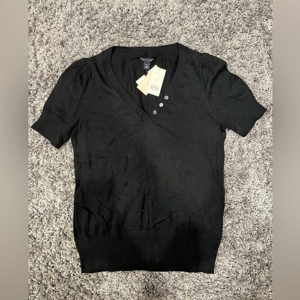 NWT Banana Republic Sweater Blouse Size Large Petite